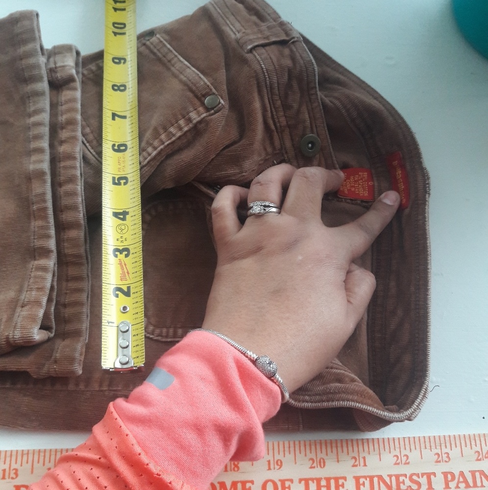 0 size Brown pants